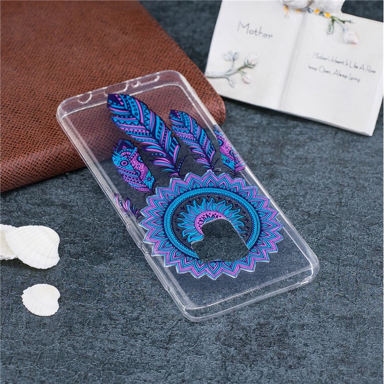 Patterned IMD Soft TPU Mobile Phone Cover for Samsung Galaxy S9 - Tribal Dream Catcher-5