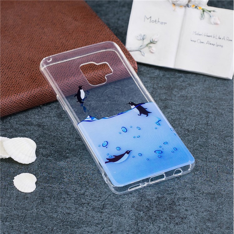 Pattern Printing IMD TPU Cover for Samsung Galaxy S9+ G965 - Lovely Penguin-4