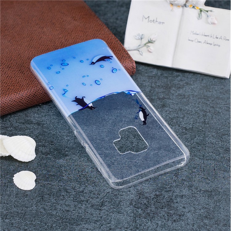 Pattern Printing IMD TPU Cover for Samsung Galaxy S9+ G965 - Lovely Penguin-5