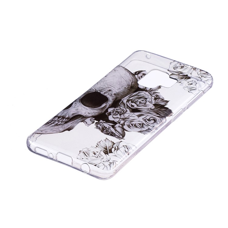 Pattern Printing IMD TPU Cell Phone Case for Samsung Galaxy S9+ G965 - Cool Skull-2
