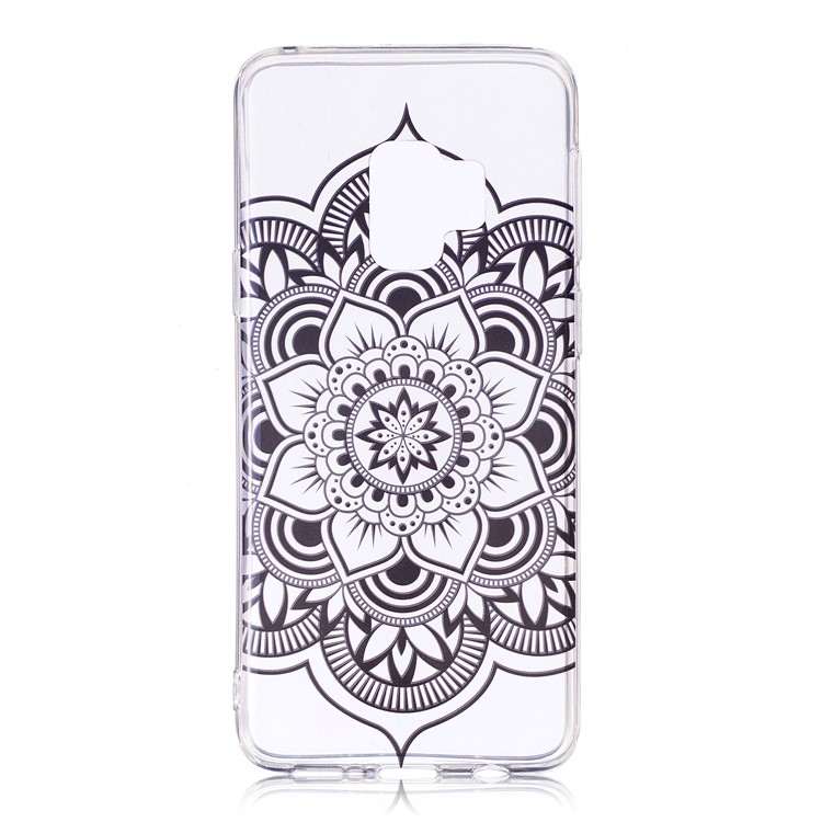 Pattern Printing Soft IMD TPU Case for Samsung Galaxy S9+ G965 - Flower Pattern-1