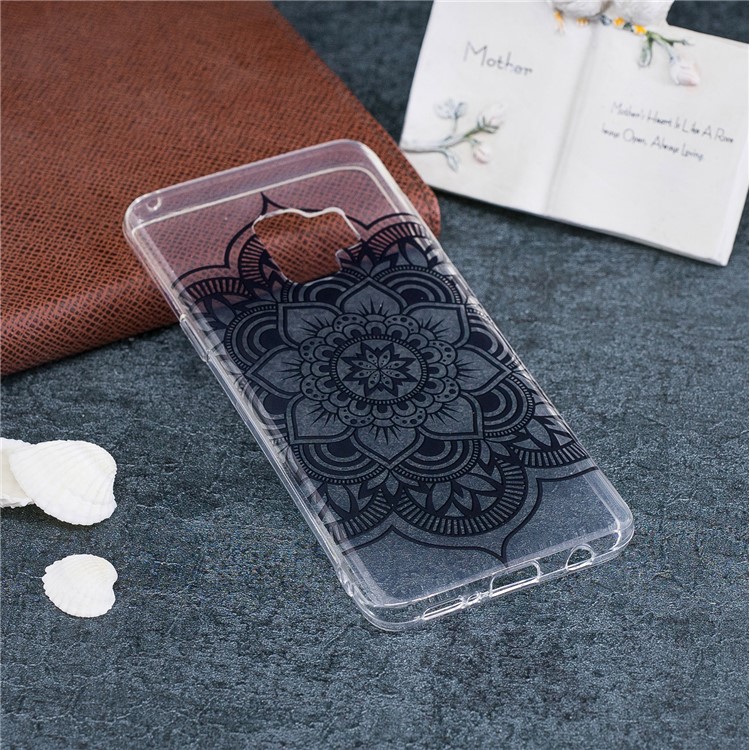 Pattern Printing Soft IMD TPU Case for Samsung Galaxy S9+ G965 - Flower Pattern-4