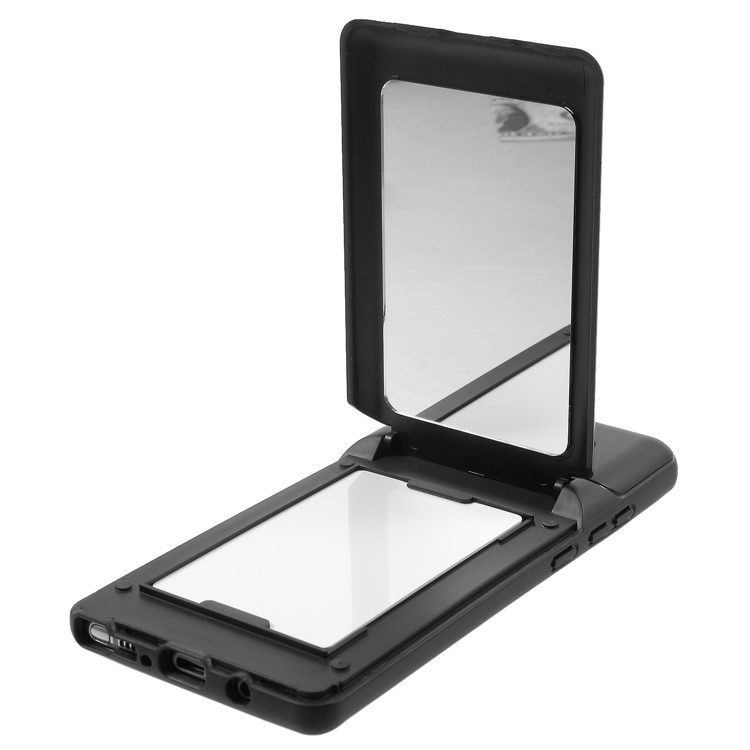 Card Slots Hard PC Back Casing with Mirror and Kickstand for Samsung Galaxy Note 8 SM-N950 - Black-8