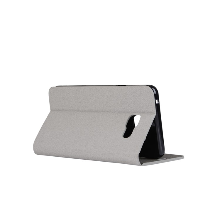 Assorted Color Leather Flip Stand Case for Samsung Galaxy A3 SM-A310F - Grey-3