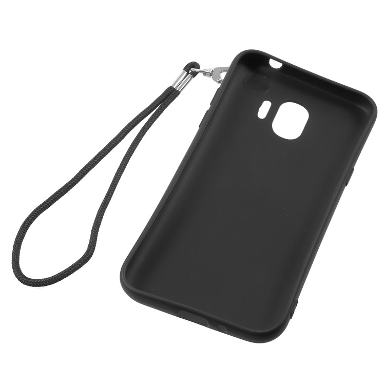 For Samsung Galaxy J2 Pro 2018 Pattern Printing TPU Back Case with Lanyard - Alphabets-7
