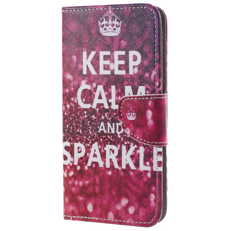 

Pattern Printing Cross Texture Stand Wallet Leather Case for Samsung Galaxy S9 Plus - Crown