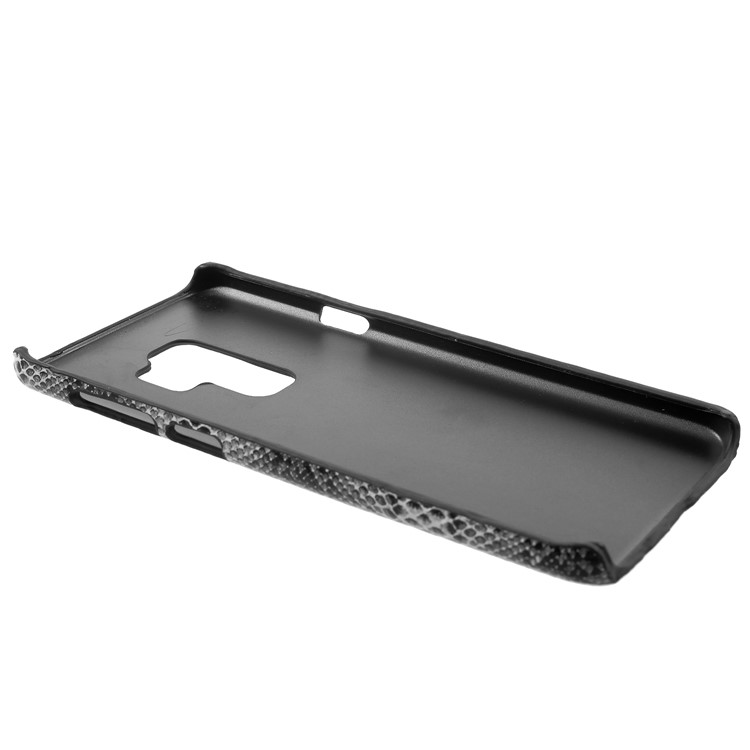 For Samsung Galaxy S9+ G965 Leather Coated Plastic Phone Accessory Case - Snake Texture-3