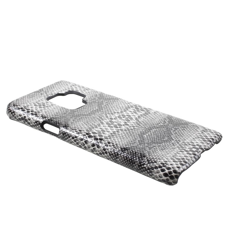 For Samsung Galaxy S9 PU Leather Coated Hard Plastic Back Casing - Snake Texture-2