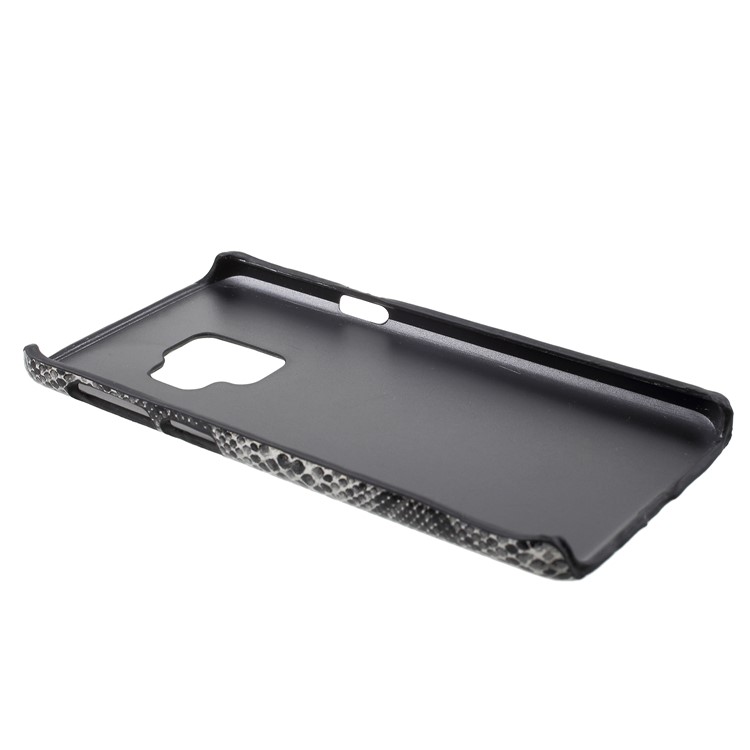 For Samsung Galaxy S9 PU Leather Coated Hard Plastic Back Casing - Snake Texture-3