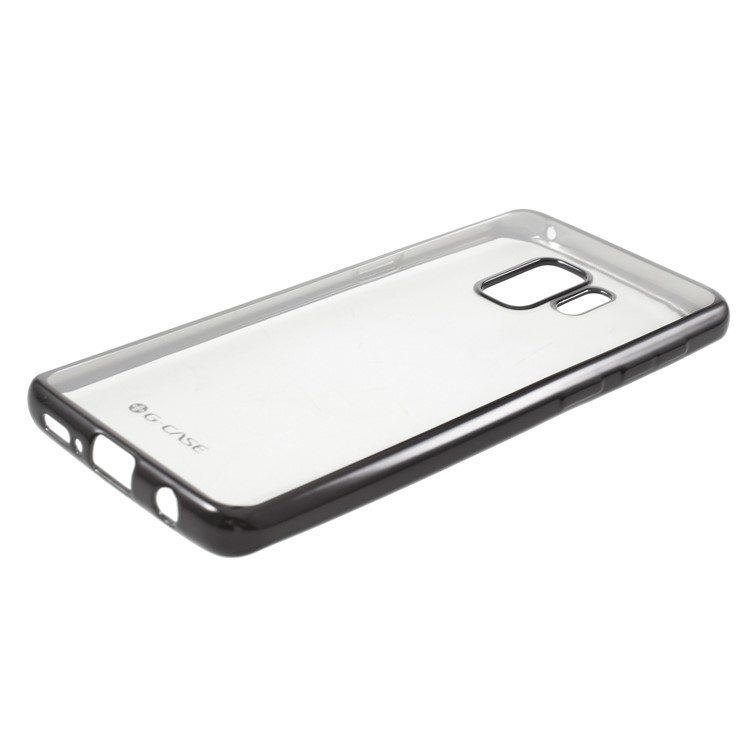 G-CASE Shiny Series Plating TPU Phone Cover for Samsung Galaxy S9 - Black-2