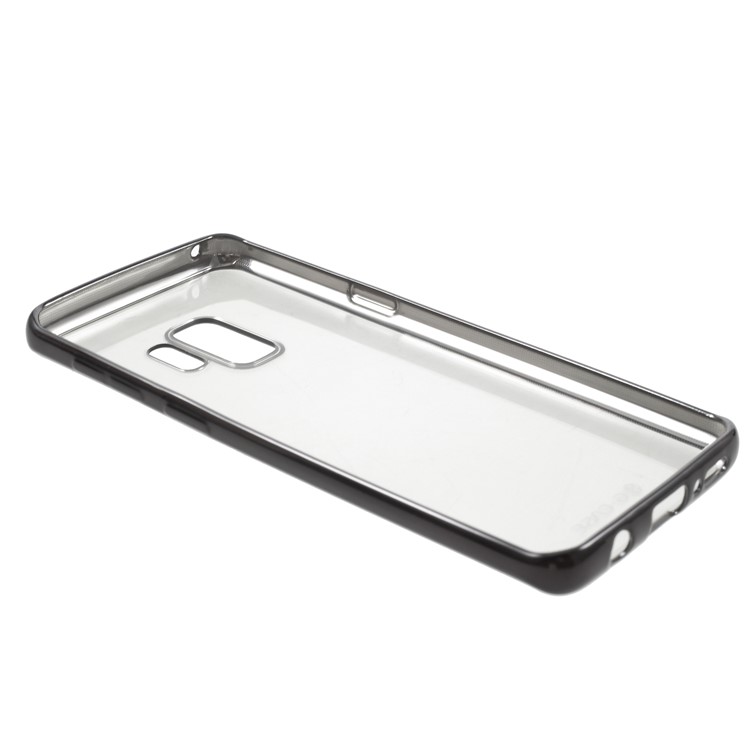 G-CASE Shiny Series Plating TPU Phone Cover for Samsung Galaxy S9 - Black-5
