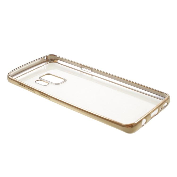 G-CASE Shiny Series Plating TPU Phone Case for Samsung Galaxy S9 - Gold-3