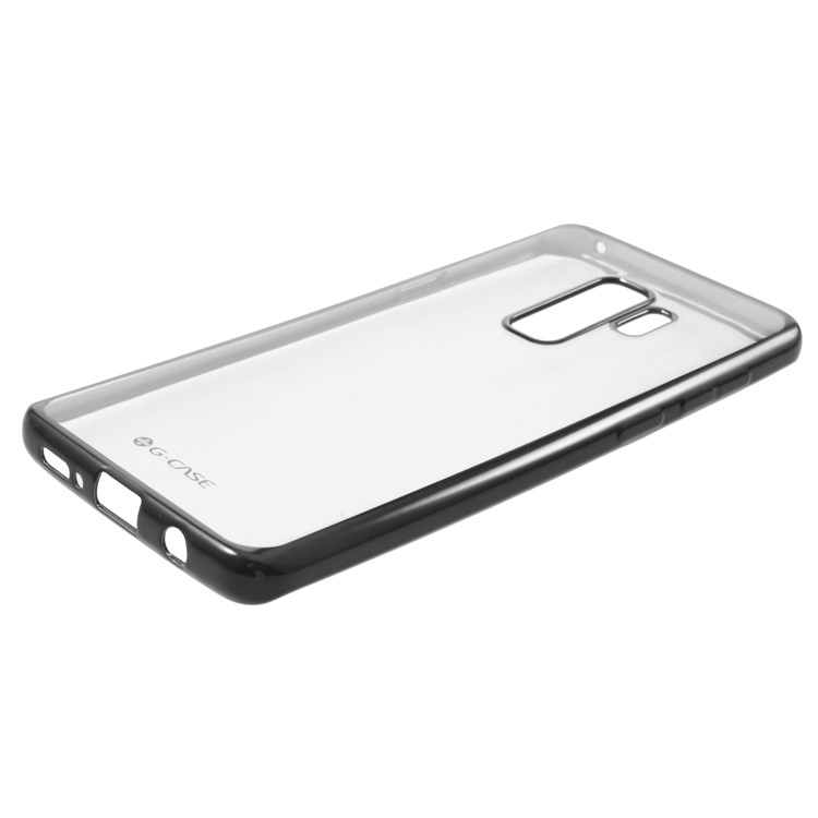 G-CASE Shiny Series Plating TPU Back Shell for Samsung Galaxy S9 Plus - Black-2