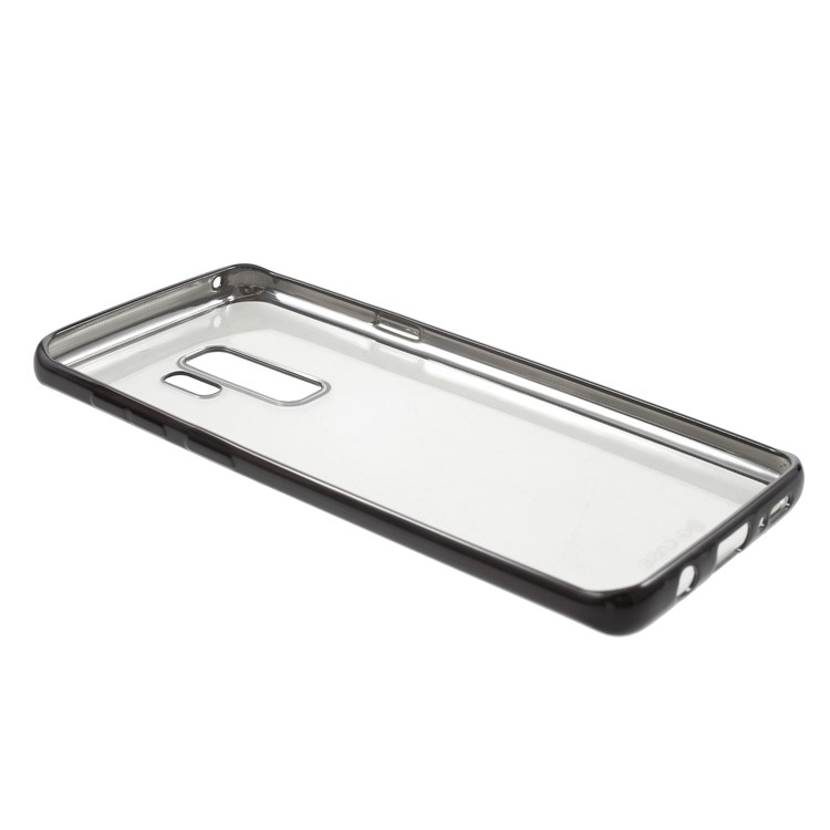 G-CASE Shiny Series Plating TPU Back Shell for Samsung Galaxy S9 Plus - Black-4