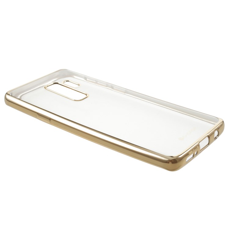 G-CASE Shiny Series Plating TPU Back Case for Samsung Galaxy S9 Plus G965 - Gold-2