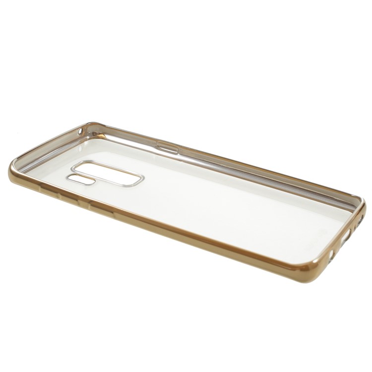 G-CASE Shiny Series Plating TPU Back Case for Samsung Galaxy S9 Plus G965 - Gold-3