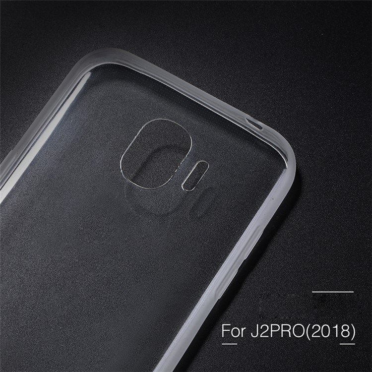 X-LEVEL Soft TPU Protective Mobile Phone Case for Samsung Galaxy J2 Pro 2018 - Transparent-3