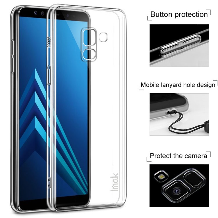 IMAK Crystal Case II Pro for Samsung Galaxy A8 (2018) Scratch-resistant Clear PC Case-2