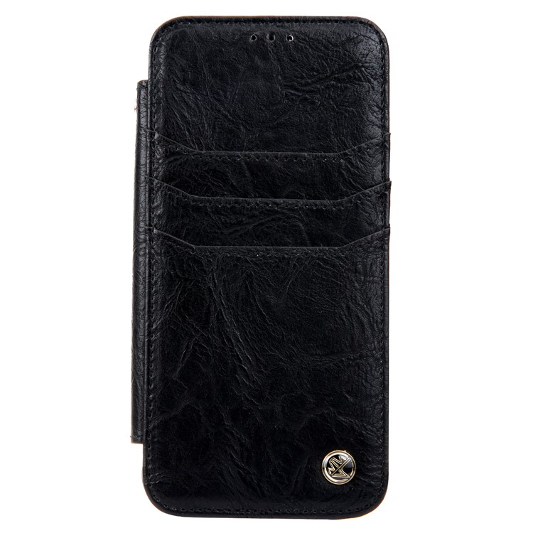 CMAI2 Retro Textured Leather Multi-slot Protective Case for Samsung Galaxy S8 Plus G955 - Black-5
