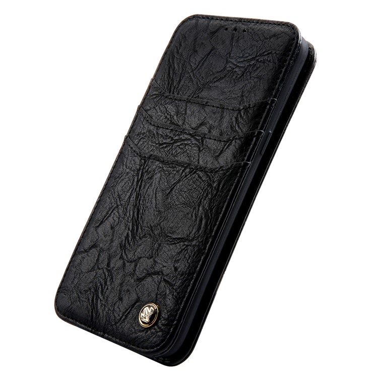 CMAI2 Retro Textured Leather Multi-slot Protective Case for Samsung Galaxy S8 Plus G955 - Black-7