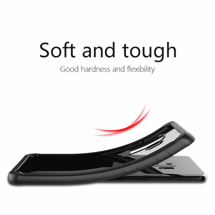 Drop-proof Hybrid PC and TPU Mobile Case for Samsung Galaxy S9+ - Black-3