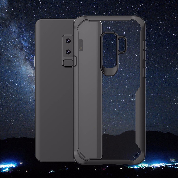 Drop-proof Hybrid PC and TPU Mobile Case for Samsung Galaxy S9+ - Black-4