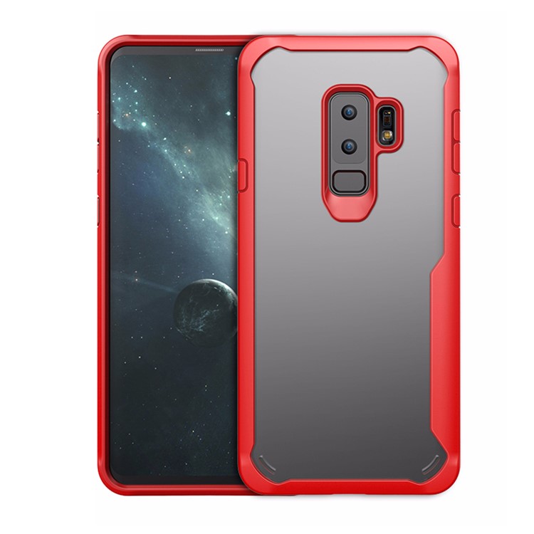 Anti-drop Hybrid PC and TPU Mobile Casing for Samsung Galaxy S9+ G965 - Red-1