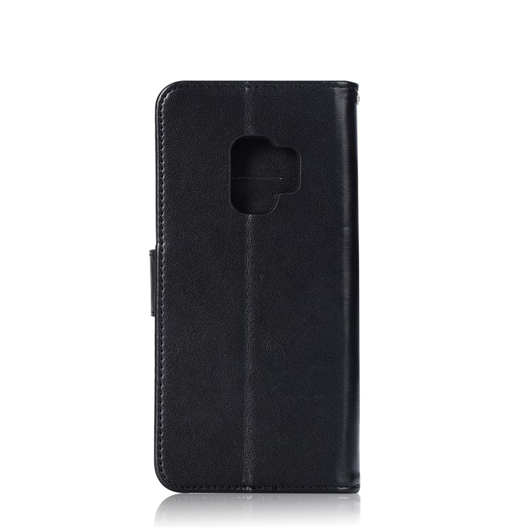 Imprint Owl Dream Catcher Pattern PU Leather Wallet Case for Samsung Galaxy S9 - Black-3