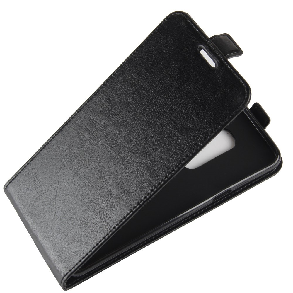 For Samsung Galaxy S9 Plus Crazy Horse Texture Vertical Flip Leather Case with Card Slot - Black-4