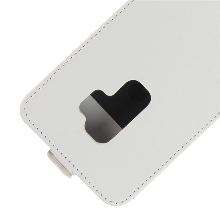 For Samsung Galaxy S9 Plus G965 Crazy Horse Texture Vertical Flip Leather Cover with Card Slot - White-3