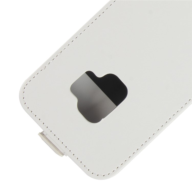 Crazy Horse Texture Vertical Flip Card Holder Leather Cover for Samsung Galaxy S9 G960 - White-3