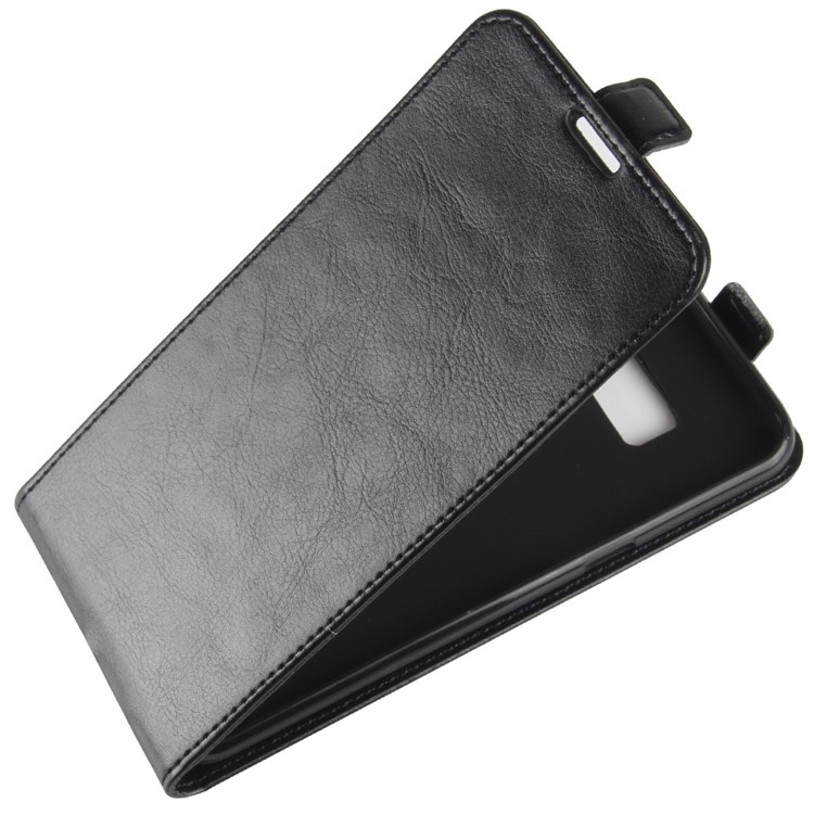 Crazy Horse Vertical Flip Leather Mobile Case with Card Slot for Samsung Galaxy S8 Plus SM-G955 - Black-4