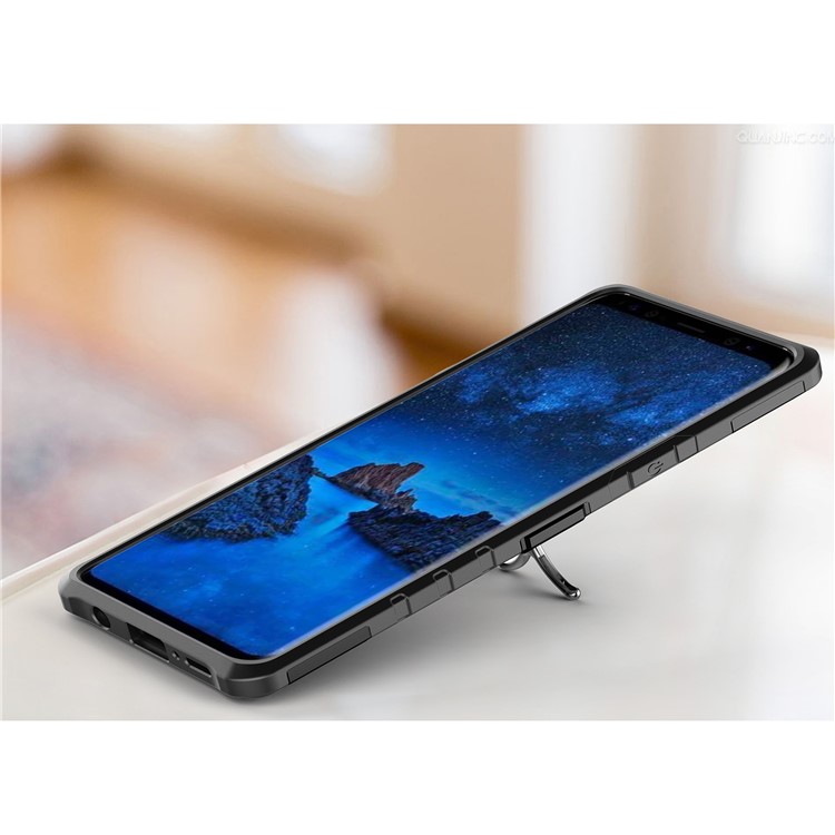 Cool Gear PC+TPU Hybrid Kickstand Case with Armband for Samsung Galaxy S9 - Black-10