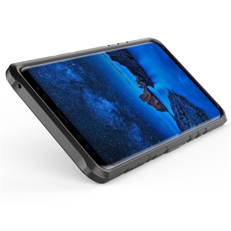 Cool Gear PC+TPU Hybrid Kickstand Case with Armband for Samsung Galaxy S9 - Black-9