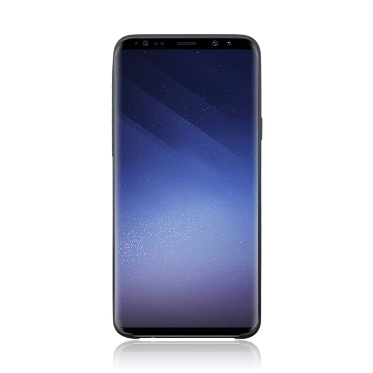 Matte Soft TPU Phone Case for Samsung Galaxy S9 Plus - Black-2
