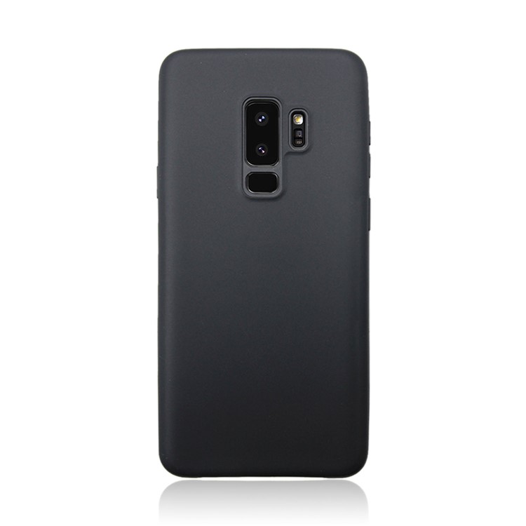 Matte Soft TPU Phone Case for Samsung Galaxy S9 Plus - Black-3