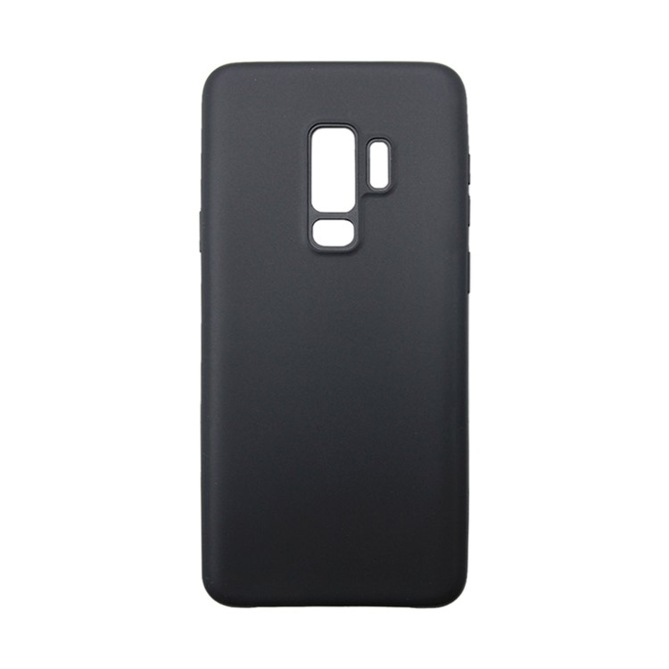 Matte Soft TPU Phone Case for Samsung Galaxy S9 Plus - Black-4