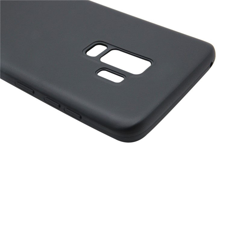 Matte Soft TPU Phone Case for Samsung Galaxy S9 Plus - Black-6