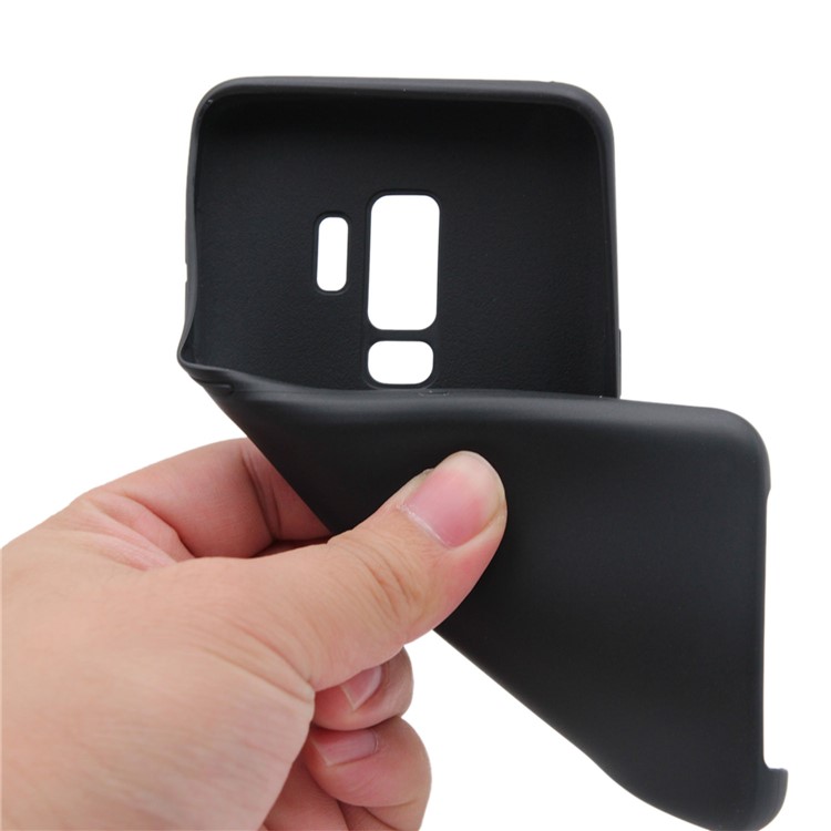 Matte Soft TPU Phone Case for Samsung Galaxy S9 Plus - Black-7