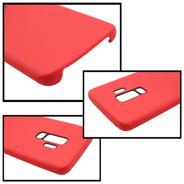 Matte Soft TPU Back Cover for Samsung Galaxy S9 Plus G965 - Red-12