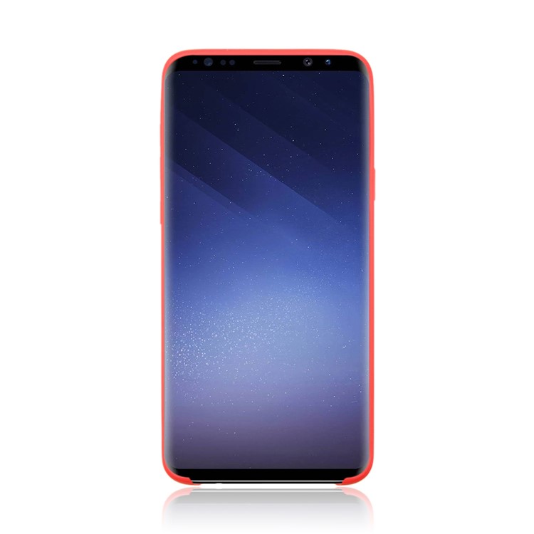 Matte Soft TPU Back Cover for Samsung Galaxy S9 Plus G965 - Red-3