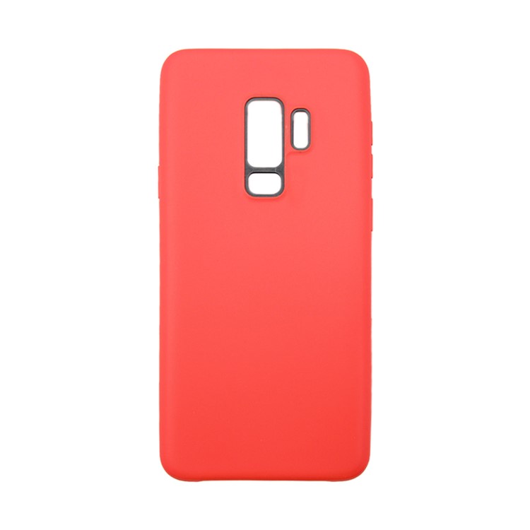 Matte Soft TPU Back Cover for Samsung Galaxy S9 Plus G965 - Red-7