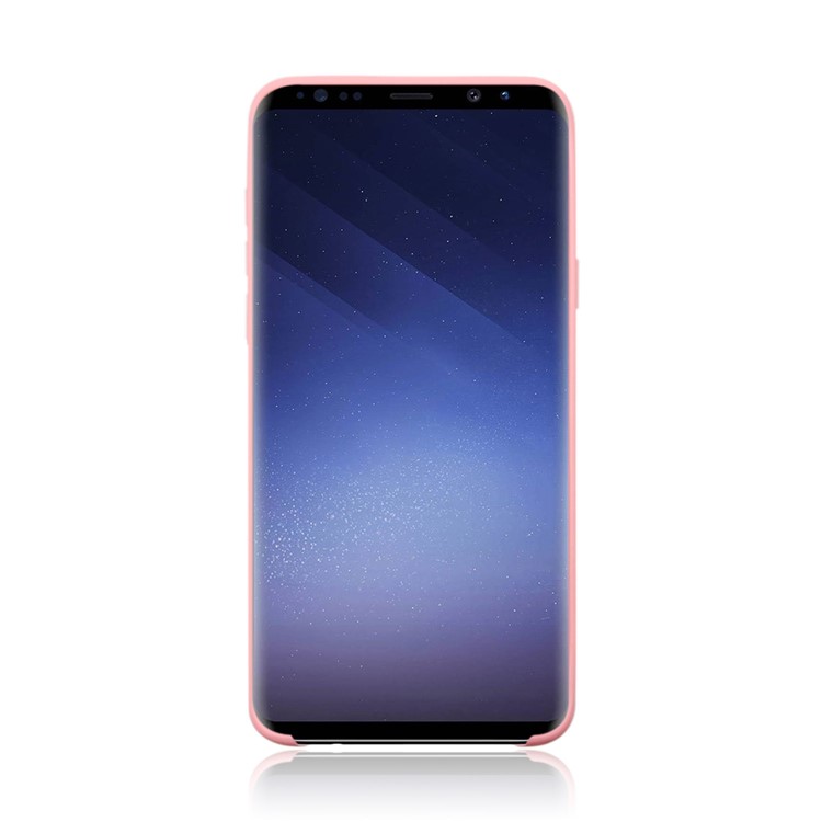 Matte Soft TPU Jelly Cover for Samsung Galaxy S9 Plus G965 - Pink-2