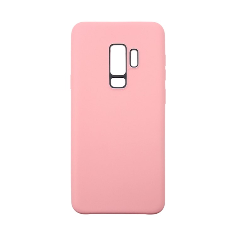 Matte Soft TPU Jelly Cover for Samsung Galaxy S9 Plus G965 - Pink-4