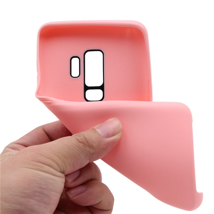 Matte Soft TPU Jelly Cover for Samsung Galaxy S9 Plus G965 - Pink-7