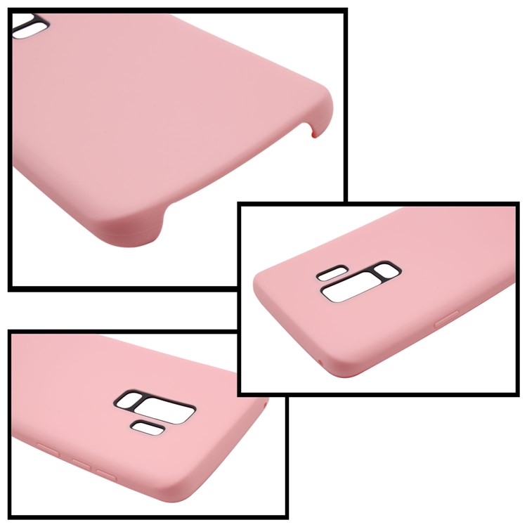 Matte Soft TPU Jelly Cover for Samsung Galaxy S9 Plus G965 - Pink-8