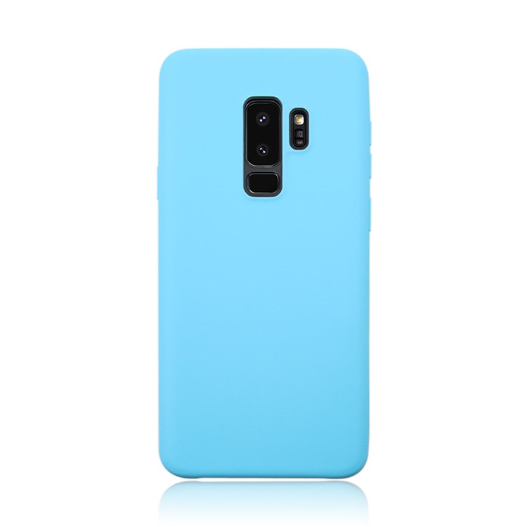 Matte Soft TPU Phone Shell for Samsung Galaxy S9 Plus G965 - Baby Blue-3