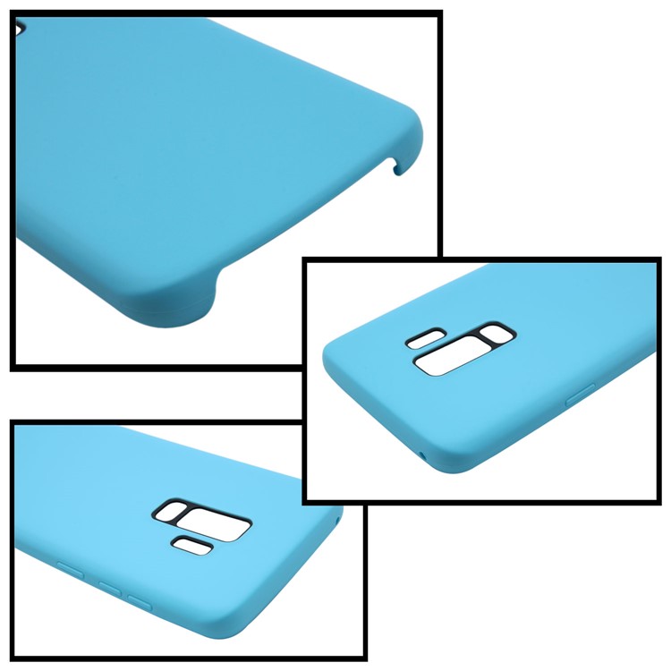 Matte Soft TPU Phone Shell for Samsung Galaxy S9 Plus G965 - Baby Blue-8