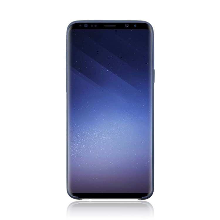 Matte Soft TPU Back Case Accessory for Samsung Galaxy S9 Plus G965 - Dark Blue-3