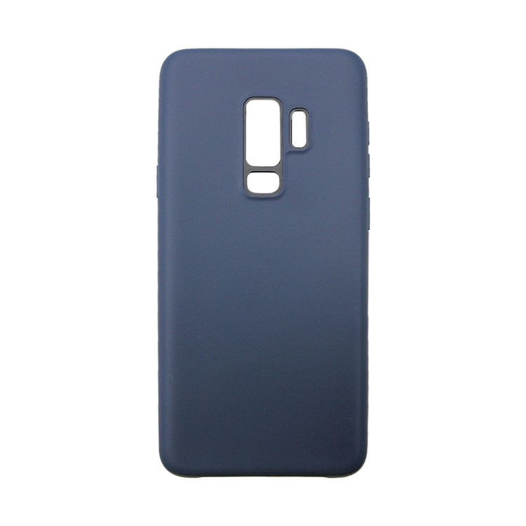 Matte Soft TPU Back Case Accessory for Samsung Galaxy S9 Plus G965 - Dark Blue-5